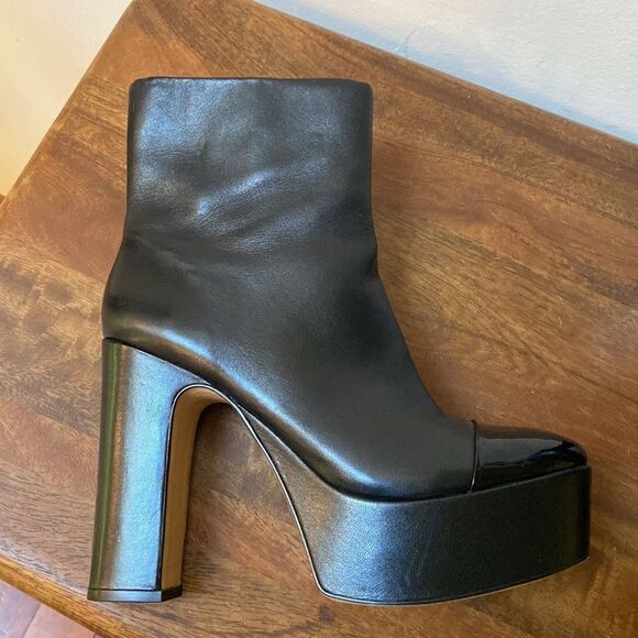 Franco Sarto Valeria Leather Platform Booties - Picture 12 of 16